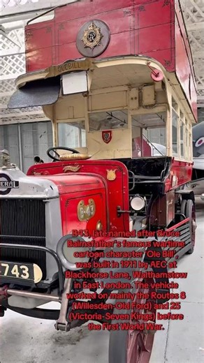 AEC B Type Bus (B43 Ole Bill) #wwii #classics #busspotting #militaryvehicles #britisharmy #shorts