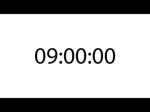 Professional 9 hour | 09:00:00 timer