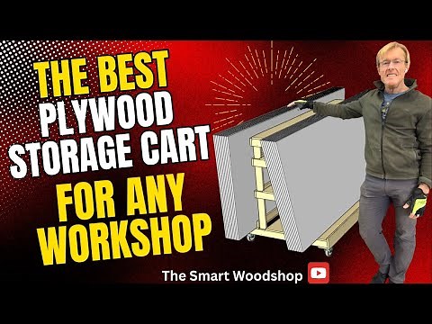 The Best Plywood Storage Cart for Any Workshop