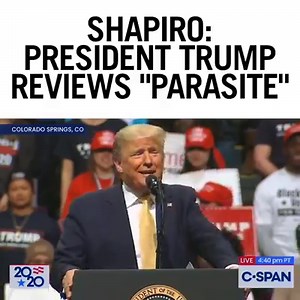 112K views · 139 reactions | Ben recaps President Trump's short review of the movie "Parasite" | Daily Wire | Facebook