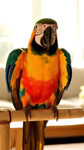 Unbelievable Talking Parrot Will Leave You Speechless! 🦜😂 #shorts