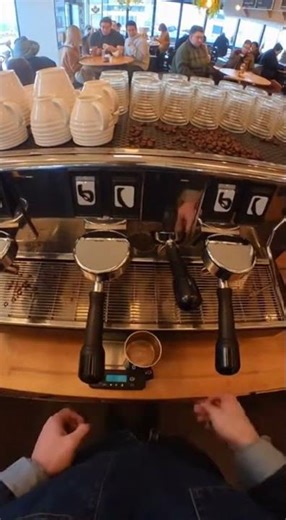 Strange Reflection in the Coffee Shop