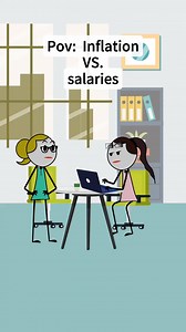 Inflation VS.salaries…😀😀 #fyp #animation #foryou #us #worklife #work #corporatelife #corporate #managersbelike #cartoon #corporateamerica #veronica | Likey Animation