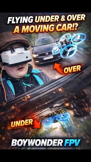 👉 He Flew UNDER a Moving Car… 😳 (Tiny Whoop Madness)