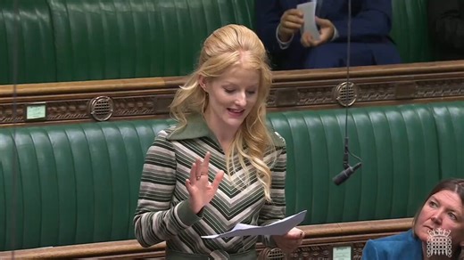 Hannah Spencer delivers her second speech in parliament, and does so on the Royal Address on behalf of the Green party"And this is only the second time I have made a speech here, so I hope you will all bear with me if I get any protocols wrong. Um. In my maiden speech, I gave a shout-out to the many professions and communities that haven't been well represented here in Parliament in the past, and I made a promise to help give them a voice.""And today it feels especially important to keep that pr
