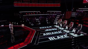16K views · 87 reactions | She sings an Ariana Grande song in front of Ariana Grande!  Catch the premiere of NBC’s The Voice with Blake Shelton, Kelly Clarkson, John Legend and Ariana Grande TONIGHT at 7:00. | NBC Chicago | Facebook