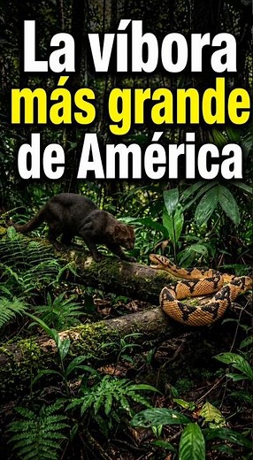 The giant Amazonian snake that predators prefer to avoid #amazon #snakes