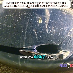 Police Traffic Stop Turns Chaotic After Passengers Refuse To Exit Car #cops #copwatch #Bodycam #audits | 2 Reels Viral