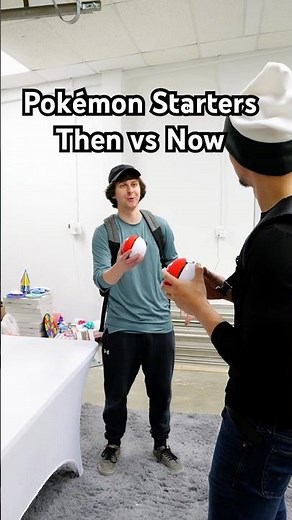 Pokémon Starters Then vs Now