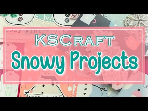 More KSCraft November projects! All things snowy and cozy ⛄️☕️