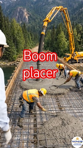 😱 Watch how this massive boom placer pours tons of concrete in minutes! 🚧 #trending #shorts #viral