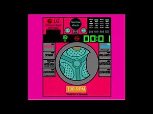 LG Ultimate Wash WM18950 - Final Spin Slowdown & “End Of Cycle” Tune