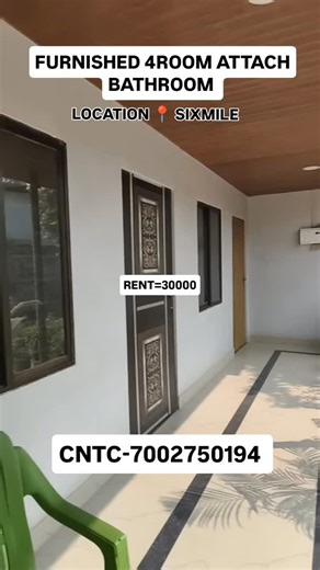 Swastik Homes on Instagram: "Furnished 4room attch bath Location 📍 SIXMILE Rent=30000 Broker charge applicable Kindly cntc-7002750194 #guwahati #viralreels #viral #reels #assam"