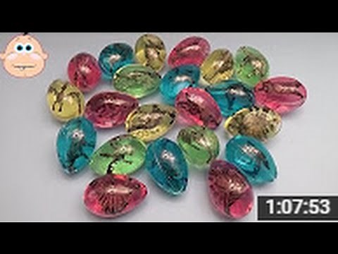 Best of Learning Colours with Ooze and Glitter Putty Contest! Over an Hour of Surprises!