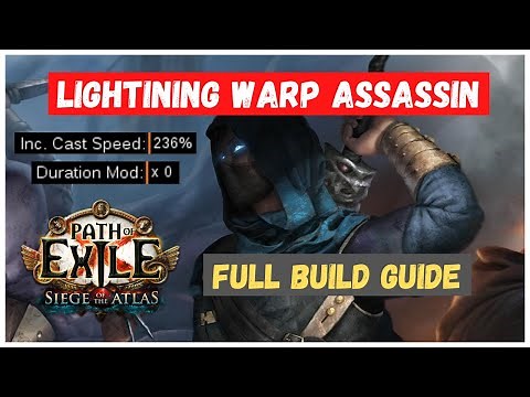 Lightning Warp Assassin - My FAVOURITE Build in 3.17, FULL Build Guide (Archnemesis, Path of Exile)