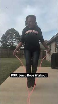 POV: Jump Rope Workout Full Body Workout With Dancing #jumprope #dance #yt #fitness #health #shorts