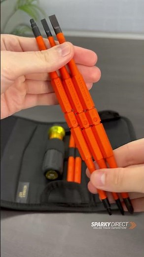 ASMR Klein Tools 8-In-1 Interchangeable Insulated Screwdriver Set!!!🔥