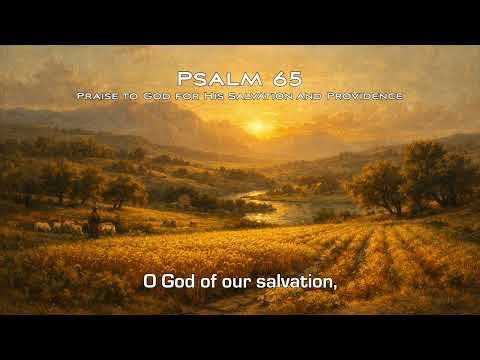 Psalm 65 - English Version - Praise to God for His Salvation & Providence | The Psalms Music Project