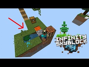 How to make a cobblestone generator. Infinity Skyblock Gameplay