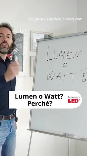 Lumen o Watt Per Strisce LED? Potenza o Luminosità? #professioneled #strisceled #illuminazioneled #watt #lumen #elettricista #illuminarecasa #ledlight