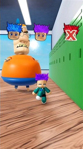 Thanos 999999IQ vs TEAM SCHOOL ESCAPE #roblox #shorts