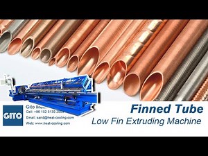 Heat Exchanger Extruded Low Fin Tube Extruding Machine