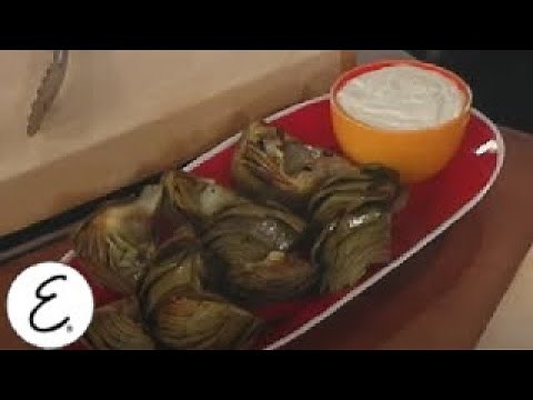 Grilled Artichoke With Charred Lemon Mayonnaise | Emeril Lagasse