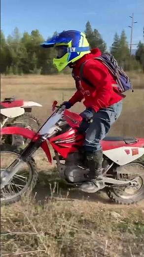 Jumping the crf 100