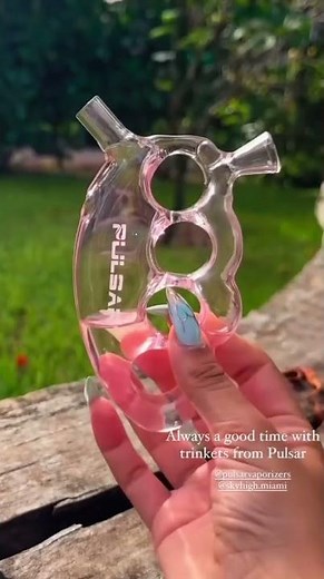 Pulsar Glass Knuckle Bubbler - When You Need a Knockout Blow
