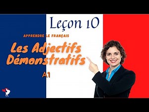 Demonstrative Adjectives in French Lesson 10 on How to Learn French and French Grammar