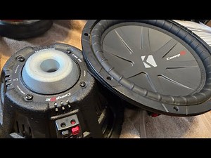 12'" Kicker Car Audio Comp R Subwoofer for Home Theater, Car or Marine / Boat Good but Overpriced