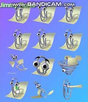 12 Clippy Animations - Windows 93