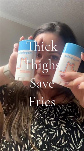 It’s hot, I’m thick, I need help #megababe #thickthighproblems #thickthigh #fries #friction