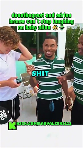 DeenTheGreat and Adrien Broner can`t stop laughing on baby alien 🤣👽