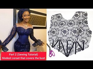 How to sew 2 types of underbust corset with Yoke || Detailed Sewing Tutorial || Part 2