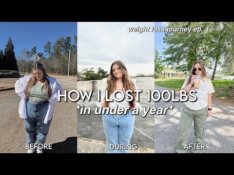 HOW I LOST 100lbs IN A YEAR: extreme weight loss transformation *with pictures/videos!!*