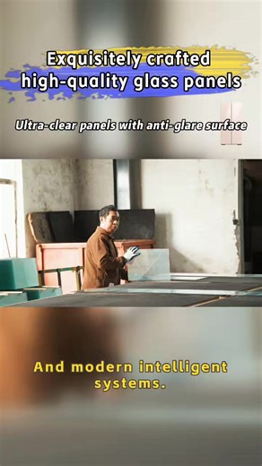 #smartdisplayglasspanel #touchscreenglasspanel #glasspanelsupplier #kitchenapplianceglasspanel