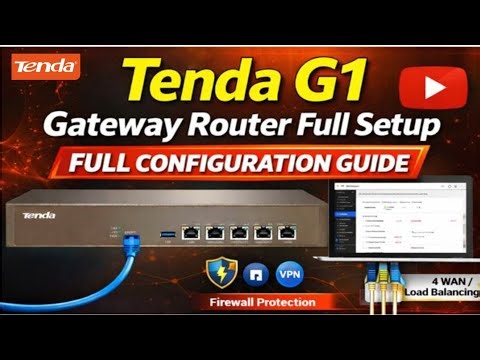 Tenda G1 ENTERPRISE GATEWAY ROUTER | Setup | configuration | Access control | How to configure G1