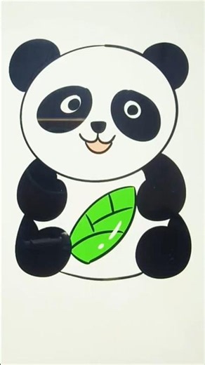Cute Panda Drawing 🐼 | Easy Drawing Tutorial For kids And Beginners #shorts #pandadrawing
