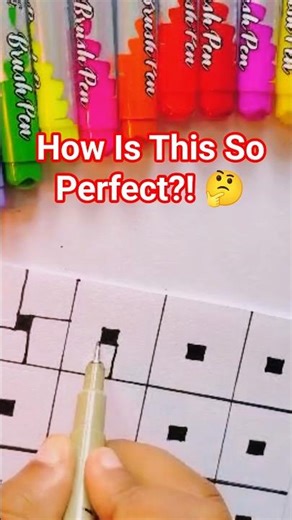 Oddly Satisfying Pattern Drawing 🌀#shorts