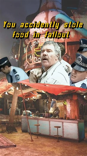 You accidently stole food in fallout #fallout4 #fallout #falloutcommunity #falloutmemes #bethesda | The Fallout Fan