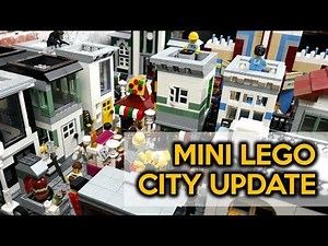 Massive Mini LEGO City Update (+ Space-saving Techniques)