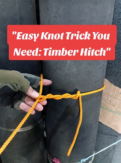 Kuya Win (@kuya.win74) - How to Tie a Timber Hitch Knot: A Quick Guide
