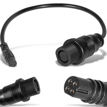 Replacement for 1852081 DSC(Dual Spectrum Chirp) Adapter Cable/MKR-DSC-12 Compatible with Garmin 4-PIN Echo, EchoMAP, EchoMAP Chirp Striker, Striker Plus, Striker Vivid Series Fish Finder