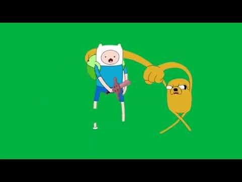 Adventure Time Green Screen