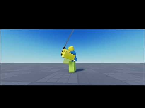 Roblox Sword Slashing Test Animation #moonanimator #roblox #robloxstudio