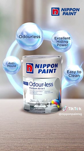 Transform Your Space with Nippon Paint's Odour-less All-In-1