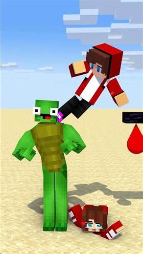 JJ vs Mikey: Who Has The STRONGEST Punch?! 💥 #minecraft