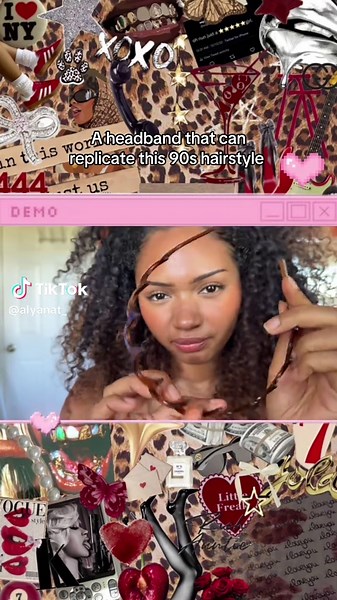 90s Hairstyle Transformation with Headbands