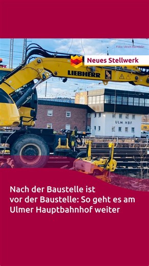 🤷‍♀️ Nichts ist normal gelaufen in dieser Woche am Ulmer Hauptbahnhof. Kaum Züge, leere Bahnsteige, keine Warteschlange beim Bäcker. Dafür viele Menschen in neon-orangenen Arbeiterjacken. 🚉 Der Ulmer Hauptbahnhof braucht ein neues Stellwerk. Für den Bau wollte die DB den ganzen Bahnknoten vier Wochen lang stilllegen. Dagegen regte sich Protest. Nun gibt es erst einmal nur eine einwöchige Teilsperrung - dafür am Ende aber auch kein neues Stellwerk. Der weitere Zeitplan? Offen. 👉 Mehr Infos fin